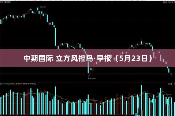 中期国际 立方风控鸟·早报（5月23日）